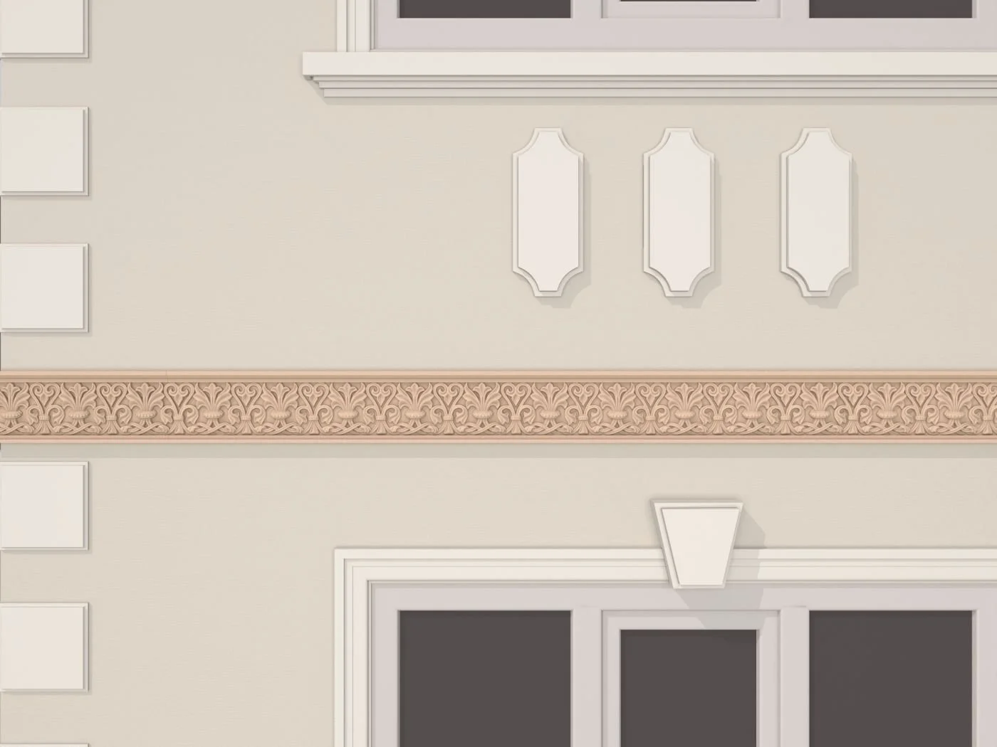 Brau decorativ de exterior FP326-200 dimensiuni 200x85x2000mm - imagine 2