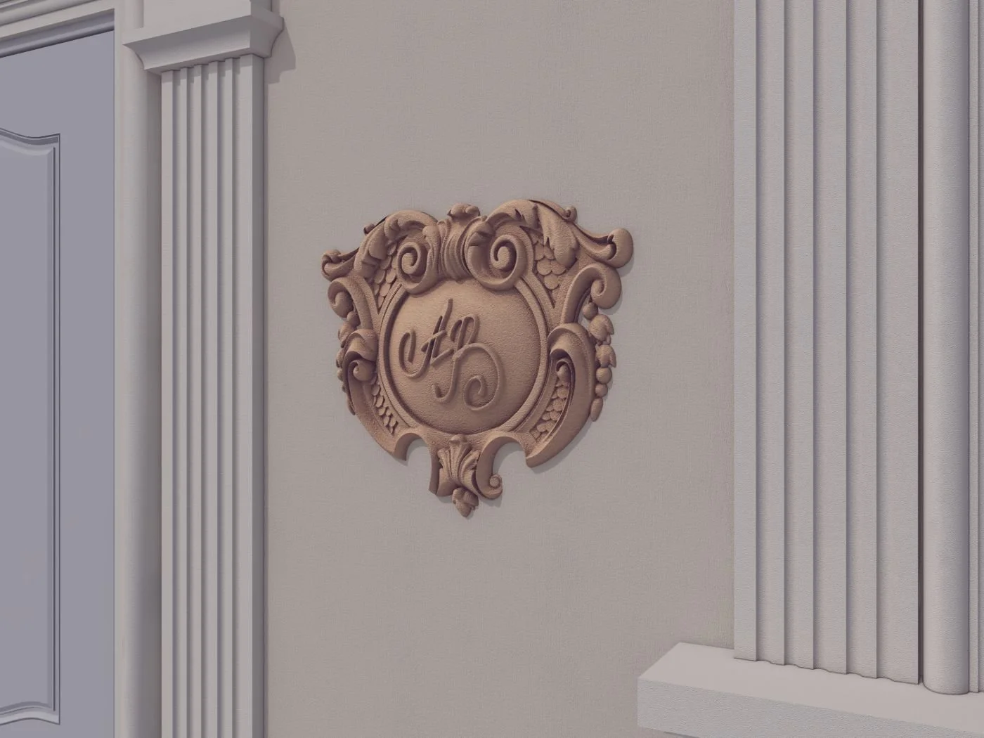 Accent decorativ de exterior FPADE24-1050 dimensiuni 1050x160x950mm - imagine 3