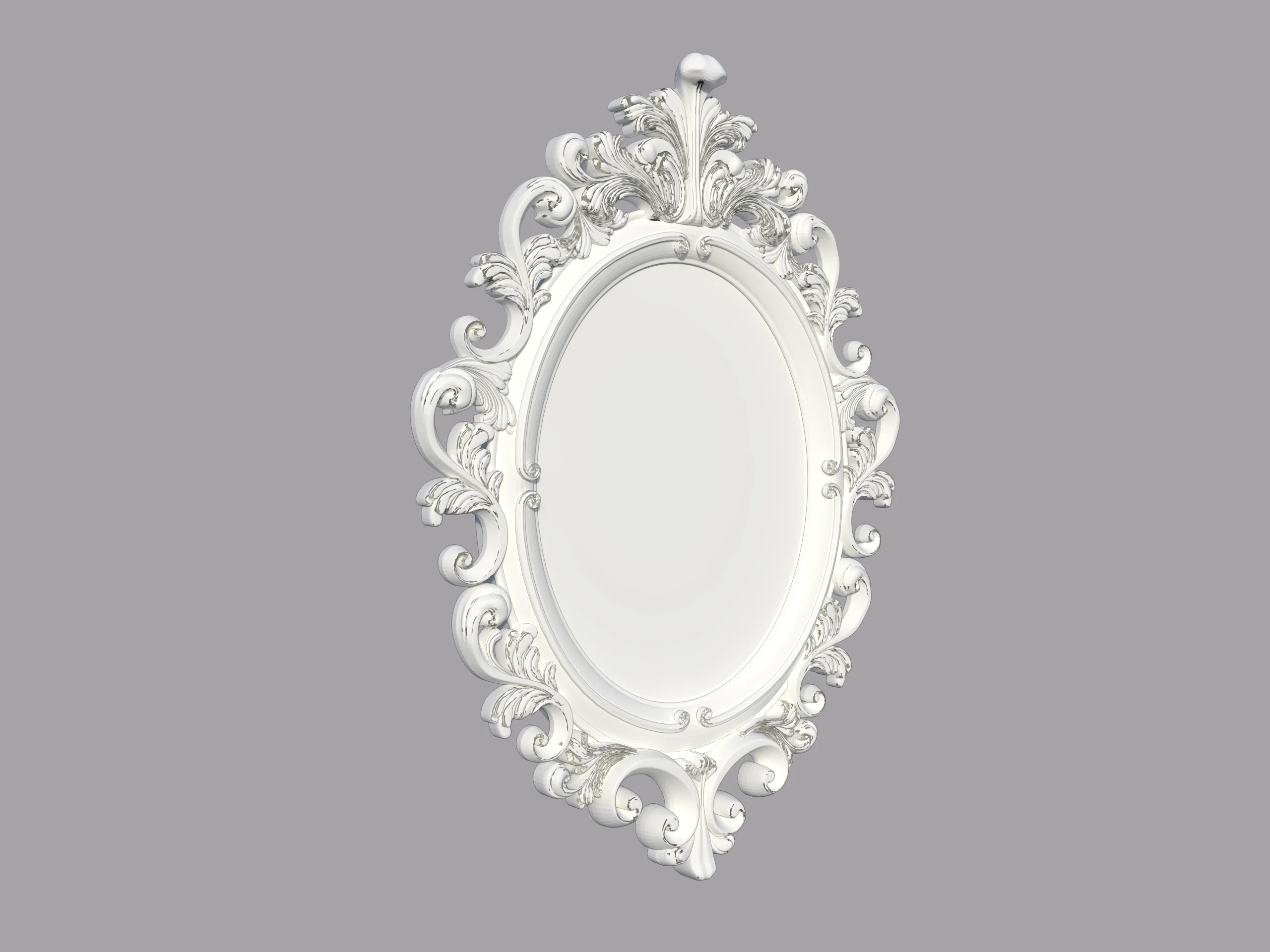 Accent decorativ de interior Rama oglinda poliuretan FPR002 dimensiuni 1010x16x845mm - imagine 1