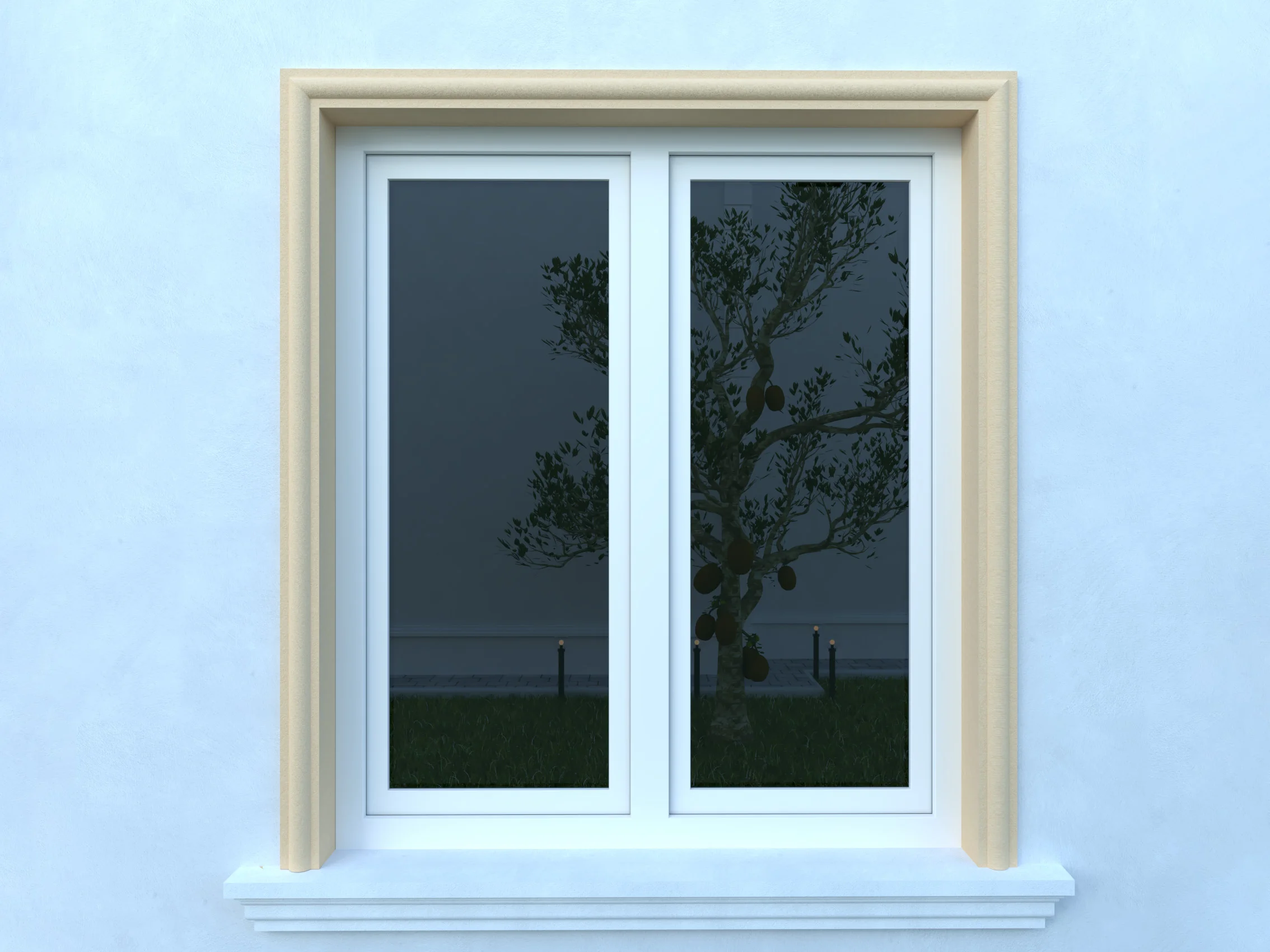 Ancadrament fereastra exterior FP121 dimensiuni 100x40x2000mm - imagine 2