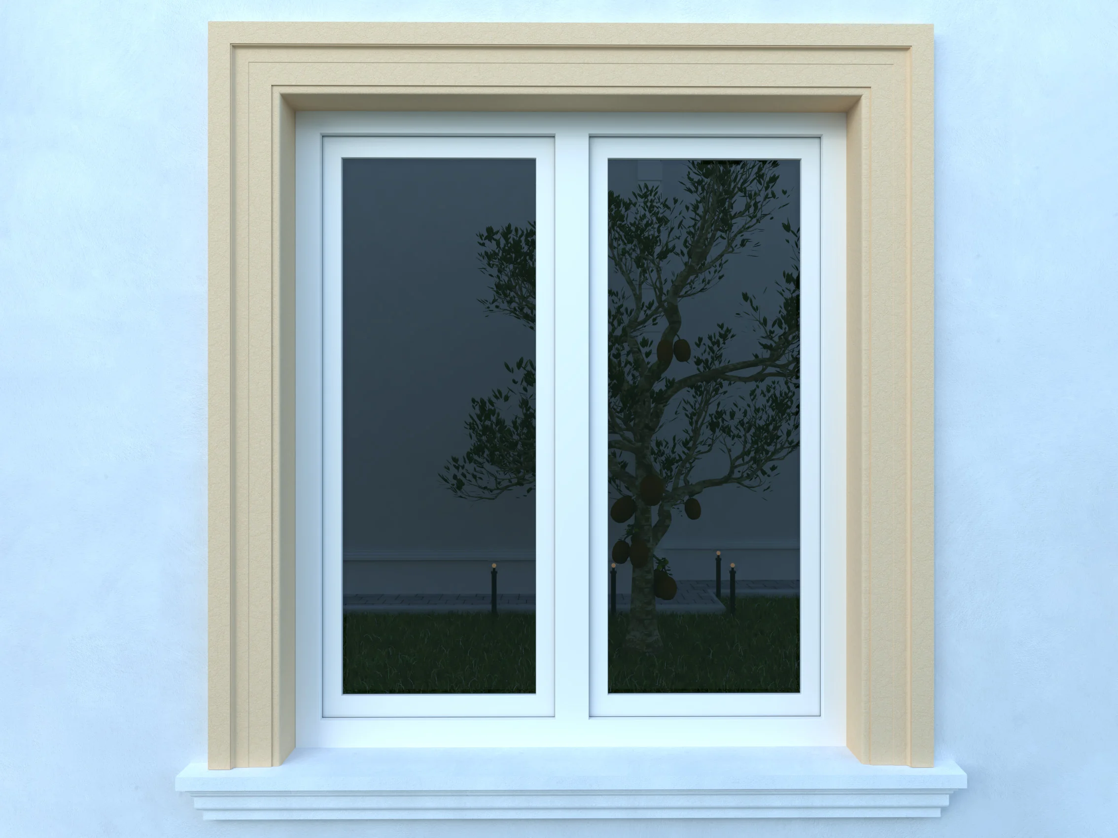 Ancadrament fereastra exterior FP122 dimensiuni 200x50x2000mm - imagine 2