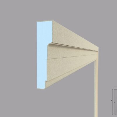 Ancadrament fereastra exterior FP122 dimensiuni 200x50x2000mm