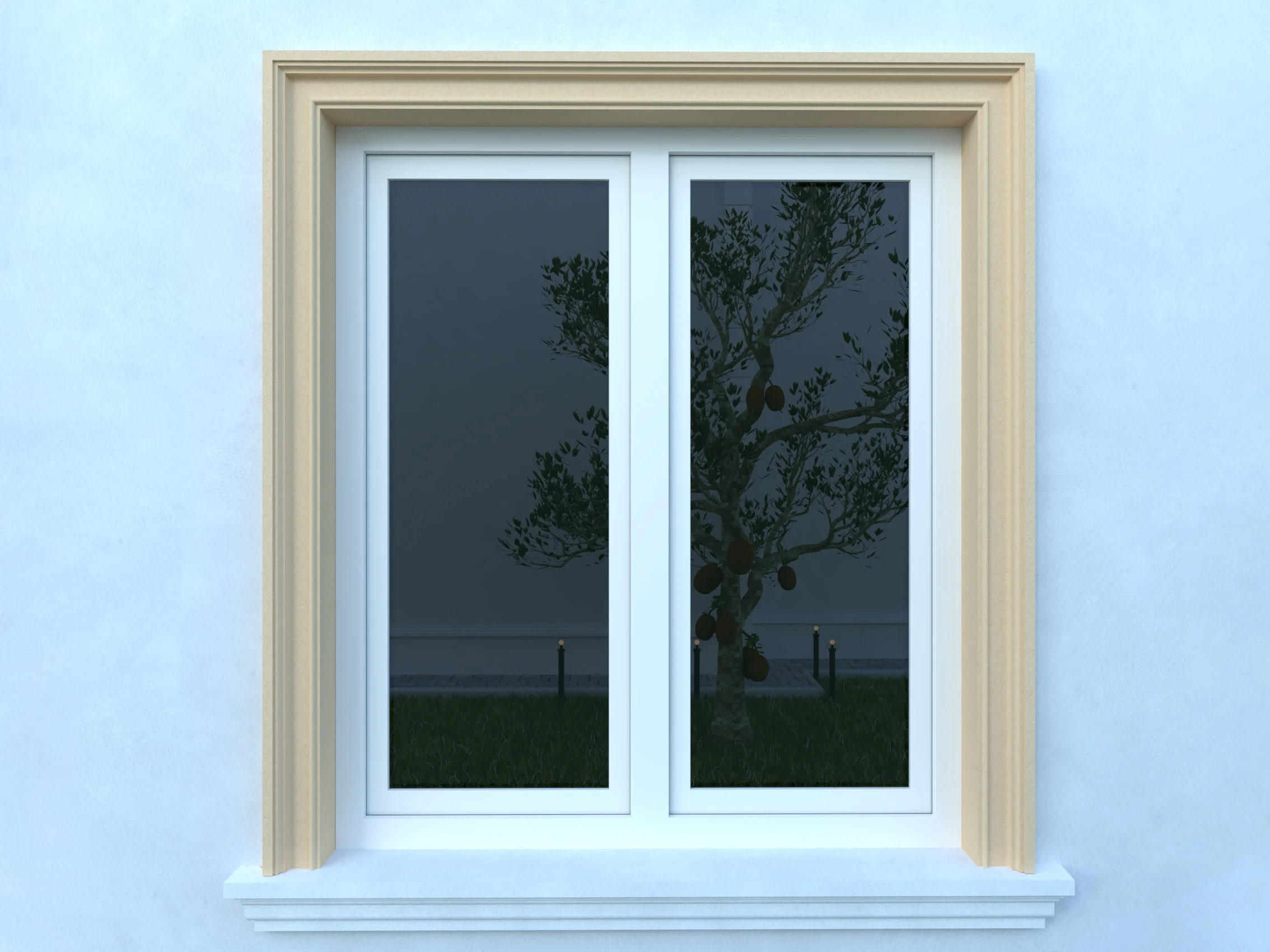 Ancadrament fereastra exterior FP124 dimensiuni 130x60x2000mm - imagine 2