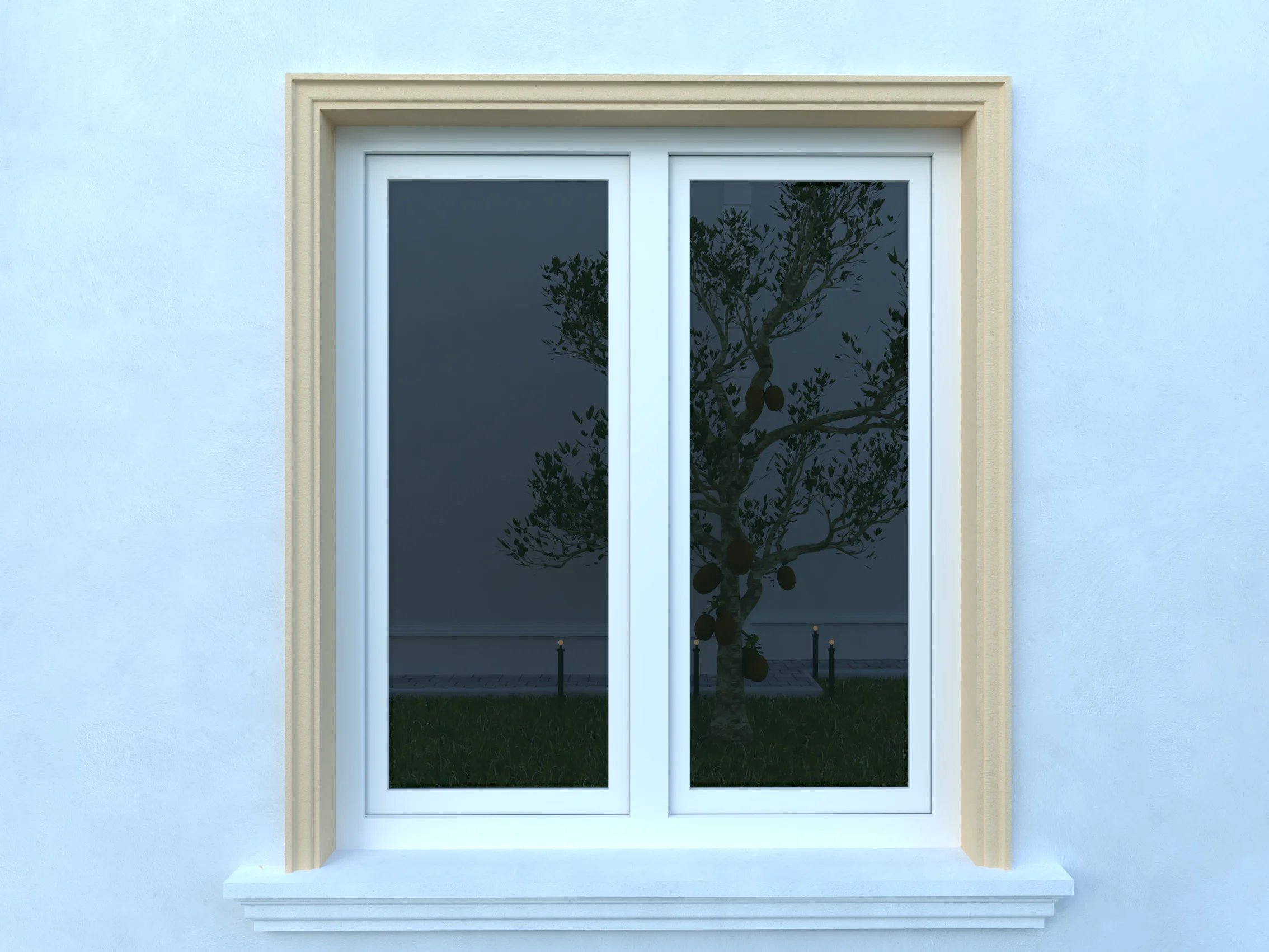 Ancadrament fereastra exterior FP131 dimensiuni 80x40x2000mm - imagine 2