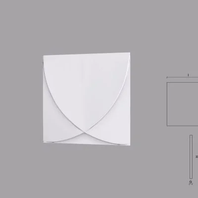 Panou 3D de interior din poliuretan AUSTRU dimensiuni 300x24x300mm