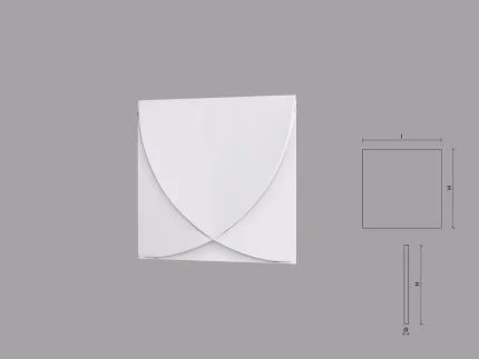 Panou 3D de interior din poliuretan AUSTRU dimensiuni 300x24x300mm