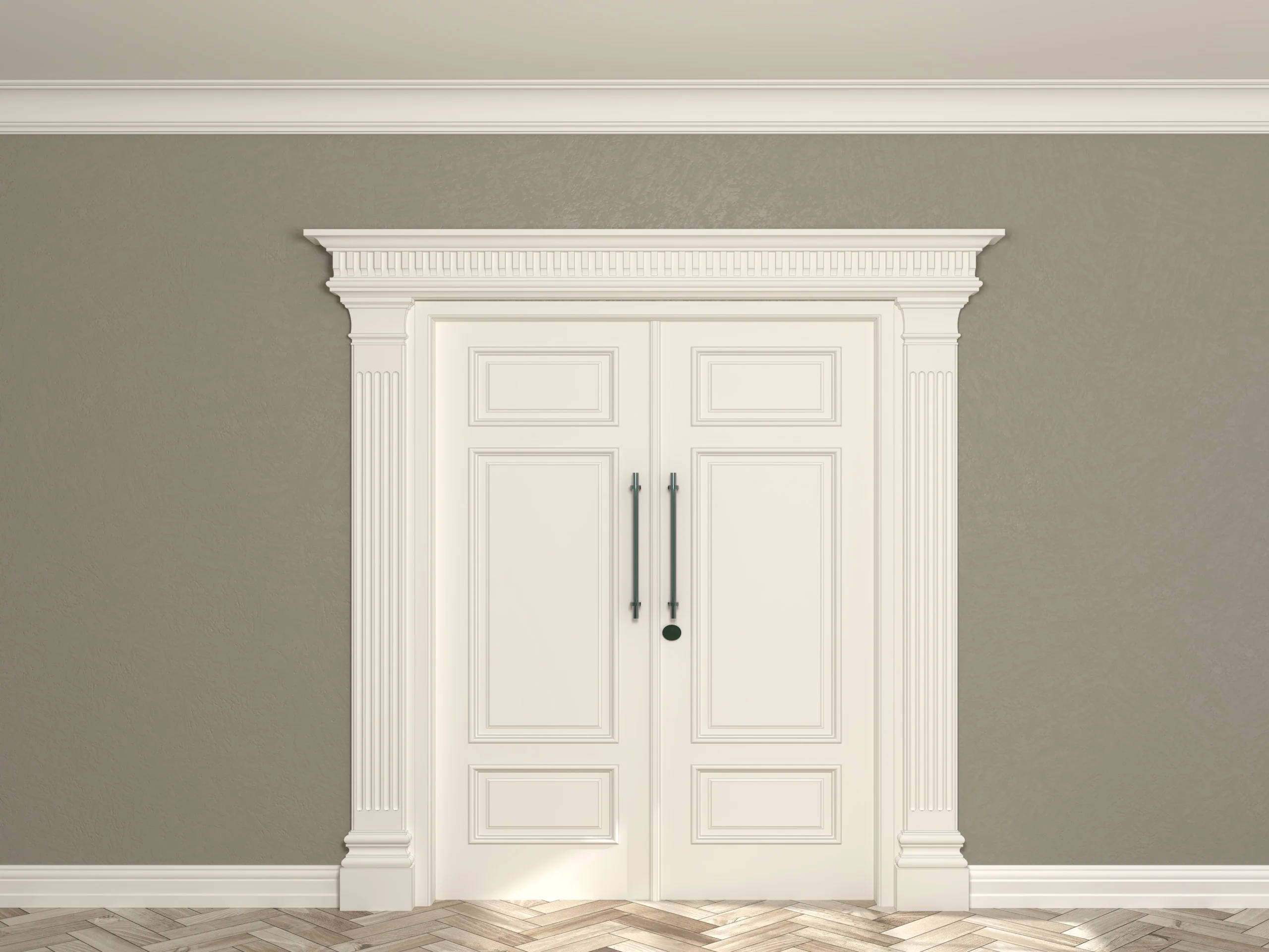 Capitel poliuretan decorativ CP1 dimensiuni 230x70x270mm - imagine 3