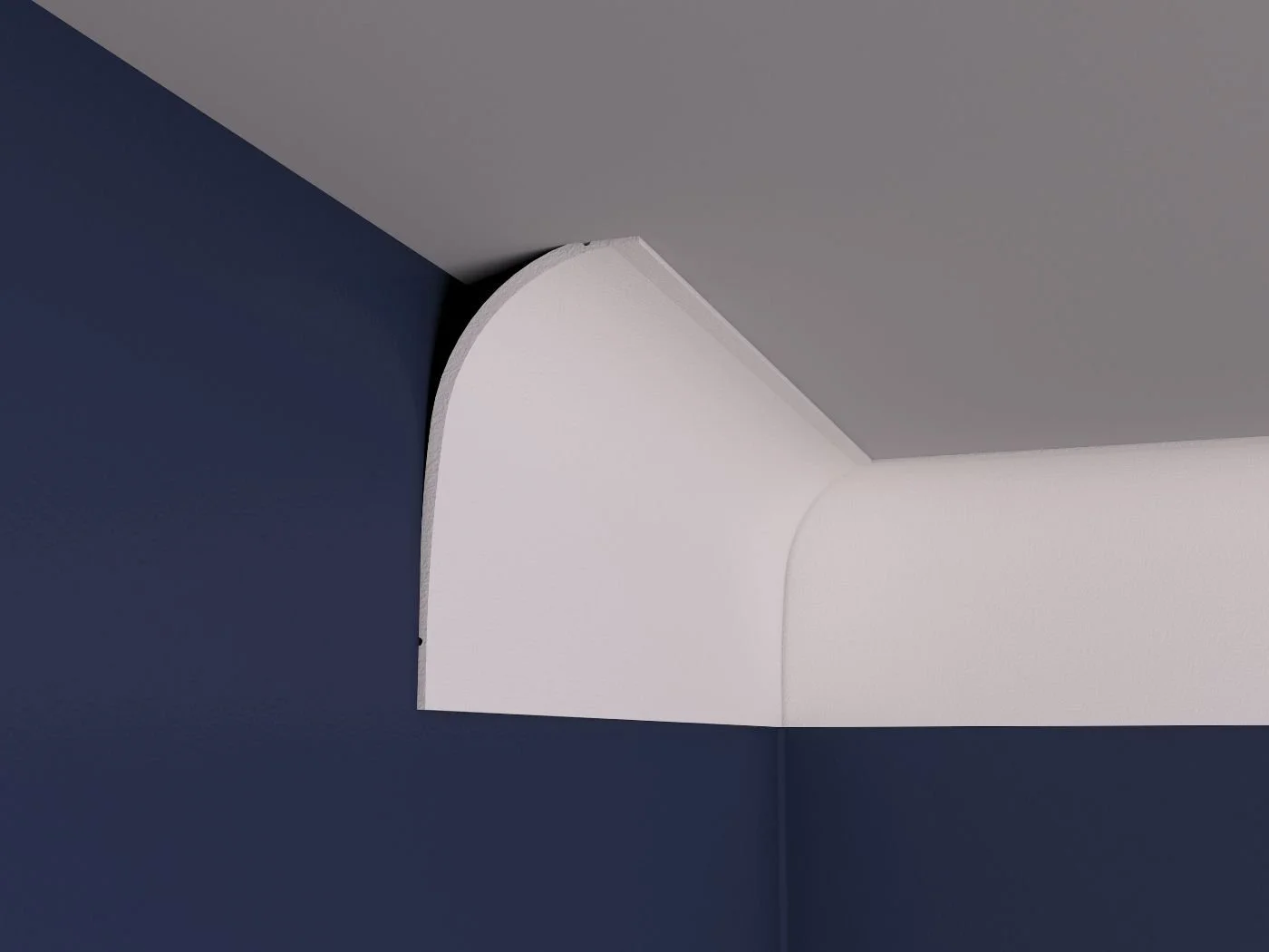 Bagheta de colt / Cornisa de interior BC34 dimensiuni 160x80x2000mm - imagine 4