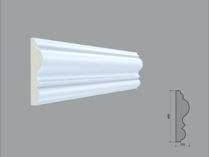 Brau poliuretan de interior BR02 dimensiuni 80x20x2000mm