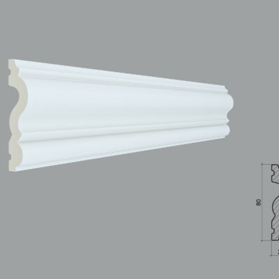 Brau poliuretan de interior BR02 dimensiuni 80x20x2000mm