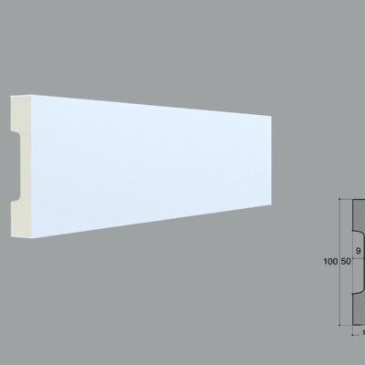 Brau poliuretan de interior BR14L dimensiuni 100x19x2000mm