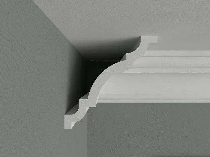 Bagheta de colt / Cornisa de interior BC10 dimensiuni 120x120x2000mm - imagine 2