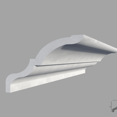 Bagheta de colt / Cornisa de interior BC17 dimensiuni 100x115x2000mm
