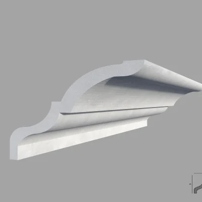Bagheta de colt / Cornisa de interior BC17 dimensiuni 100x115x2000mm