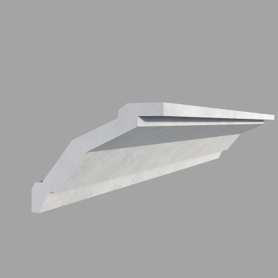 Bagheta de colt / Cornisa de interior BC18 dimensiuni 75x75x2000mm