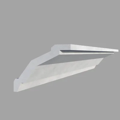 Bagheta de colt / Cornisa de interior BC18 dimensiuni 75x75x2000mm