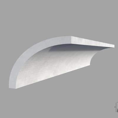 Bagheta de colt / Cornisa de interior BC19 dimensiuni 82x82x2000mm