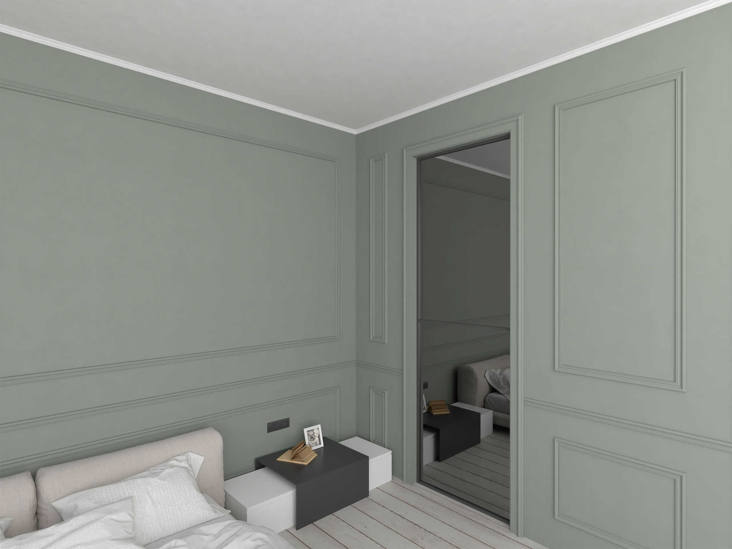 Bagheta de colt / Cornisa de interior BC26 dimensiuni 30x30x2000mm - imagine 3