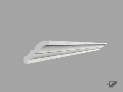 Bagheta de colt / Cornisa de interior BC27 dimensiuni 30x30x2000mm