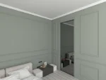 Bagheta de colt / Cornisa de interior poliuretan BC38 dimensiuni 59.5x49.5x2000mm - imagine 3
