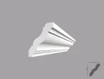 Bagheta de colt / Cornisa de interior poliuretan BC38 dimensiuni 59.5x49.5x2000mm