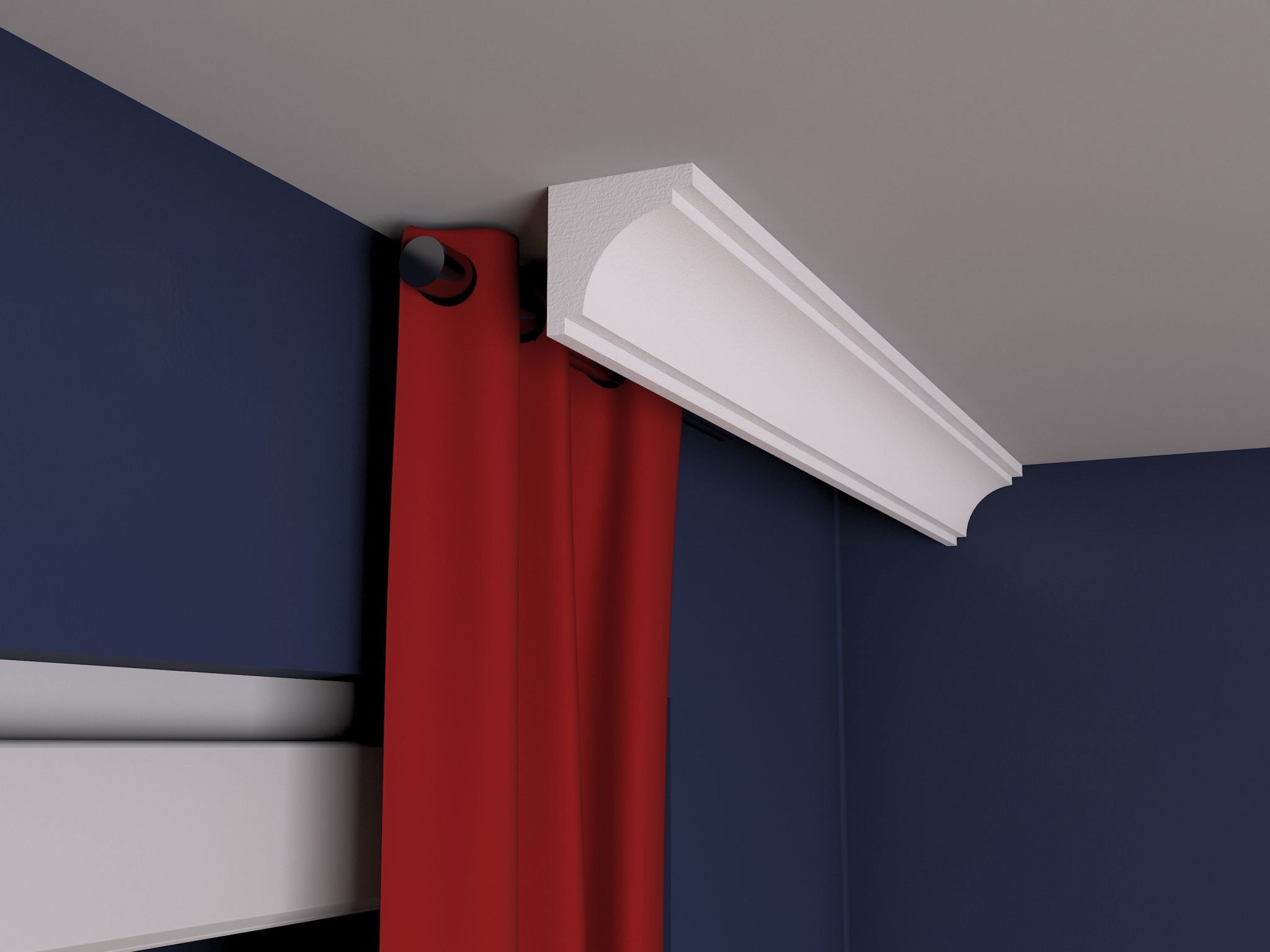 Cornisa Masca Galerie Perdea / Draperie din Polistiren Fabrica de Profile