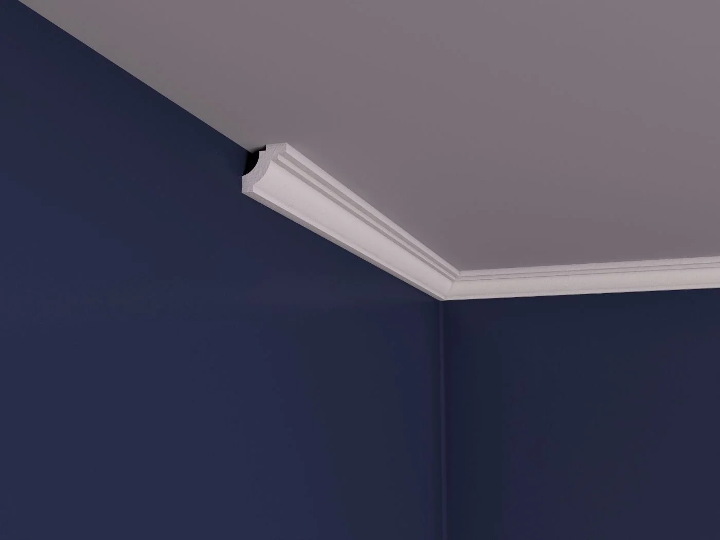 Bagheta de colt / Cornisa de interior BC26 dimensiuni 30x30x2000mm - imagine 2