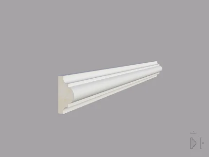 Brau poliuretan de interior BR08 dimensiuni 25x13x2000mm