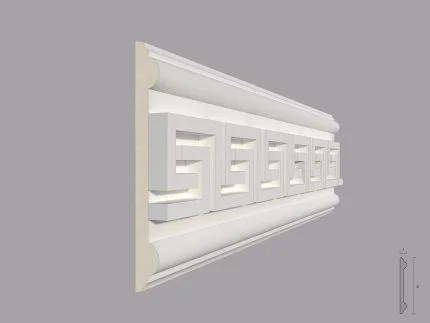 Brau poliuretan de interior Versace BR09 dimensiuni 140x18x2000mm