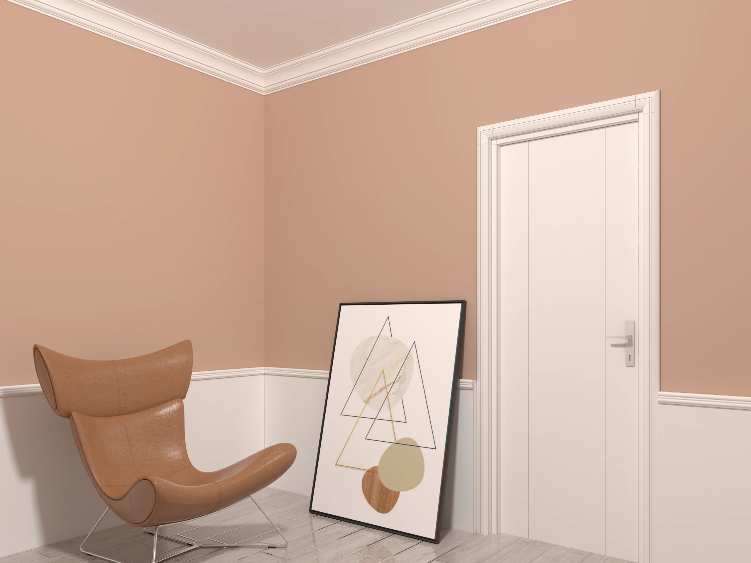 Brau poliuretan de interior BR12 dimensiuni 35x35x2000mm - imagine 4