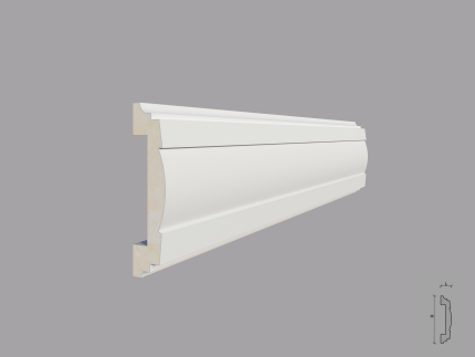 Brau poliuretan de interior BR15 dimensiuni 70x16x2000mm