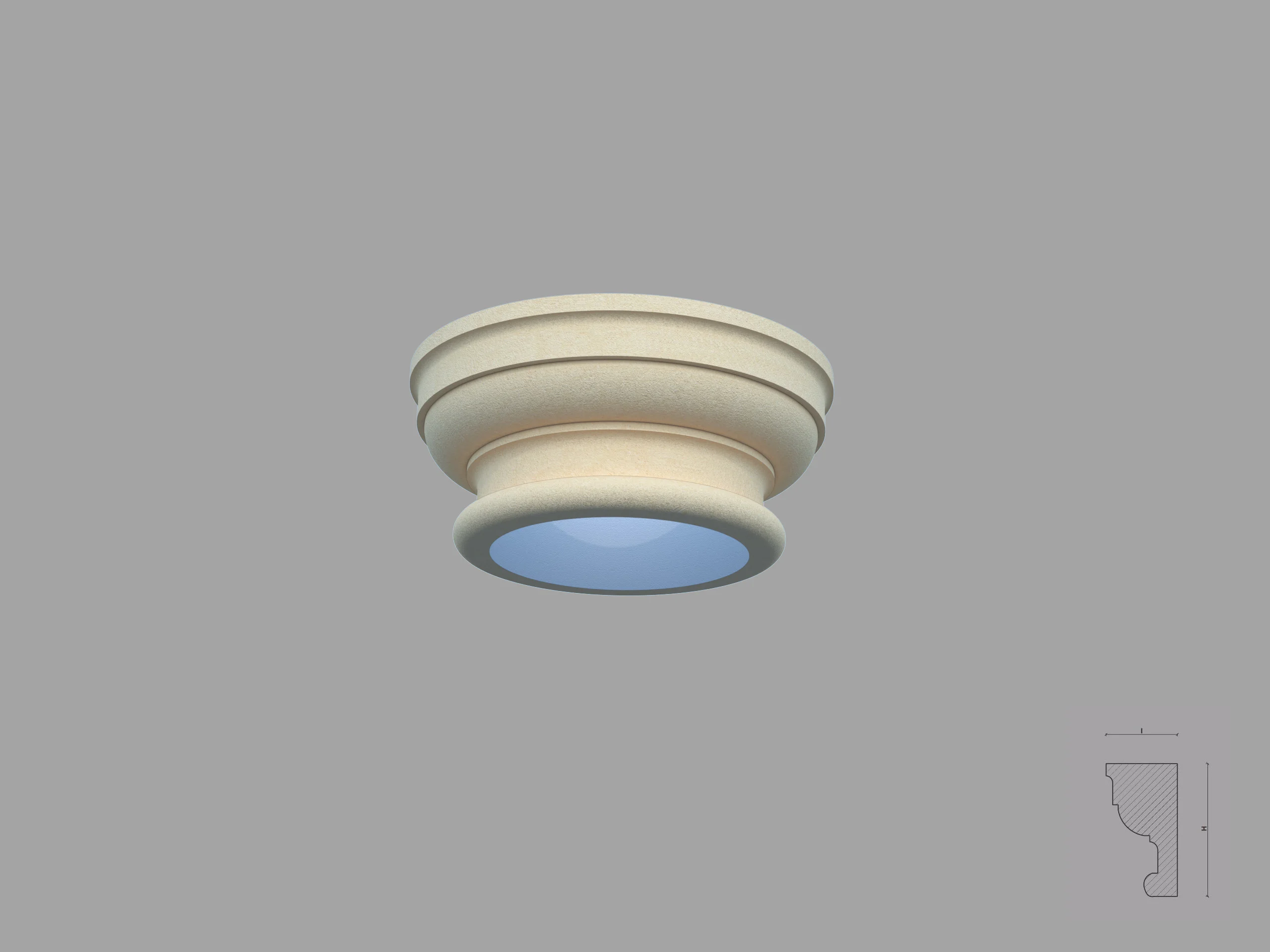 Capitel coloana decorativ FP902 - imagine 1