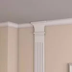 Capitel poliuretan decorativ CP1 dimensiuni 230x70x270mm - imagine 2