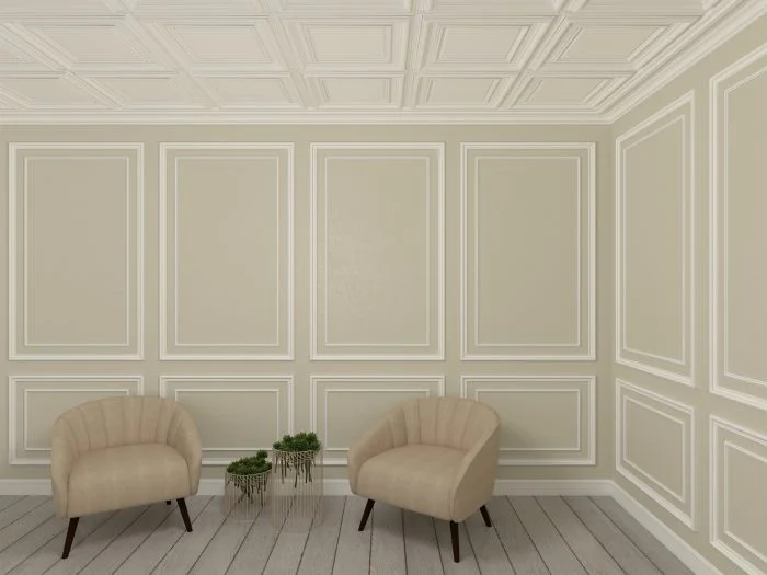 Caseta decorativa de interior poliuretan CST01 dimensiuni 600x47x600mm - imagine 2