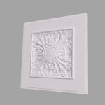 Caseta decorativa de interior din poliuretan CST04 dimensiuni 410x10x410mm