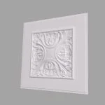 Caseta decorativa de interior din poliuretan CST04 dimensiuni 410x10x410mm