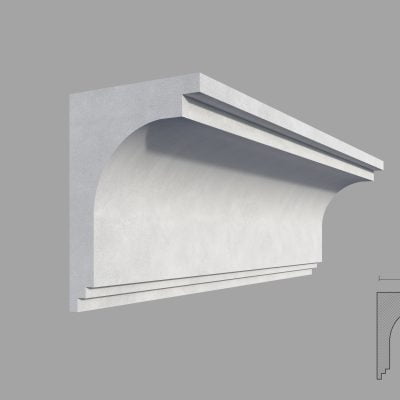 Cornisa masca galerie de interior MBC05 dimensiuni 115x80x2000mm