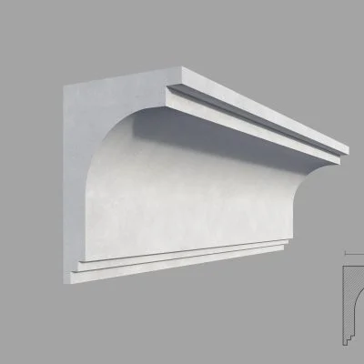 Cornisa masca galerie de interior MBC05 dimensiuni 115x80x2000mm