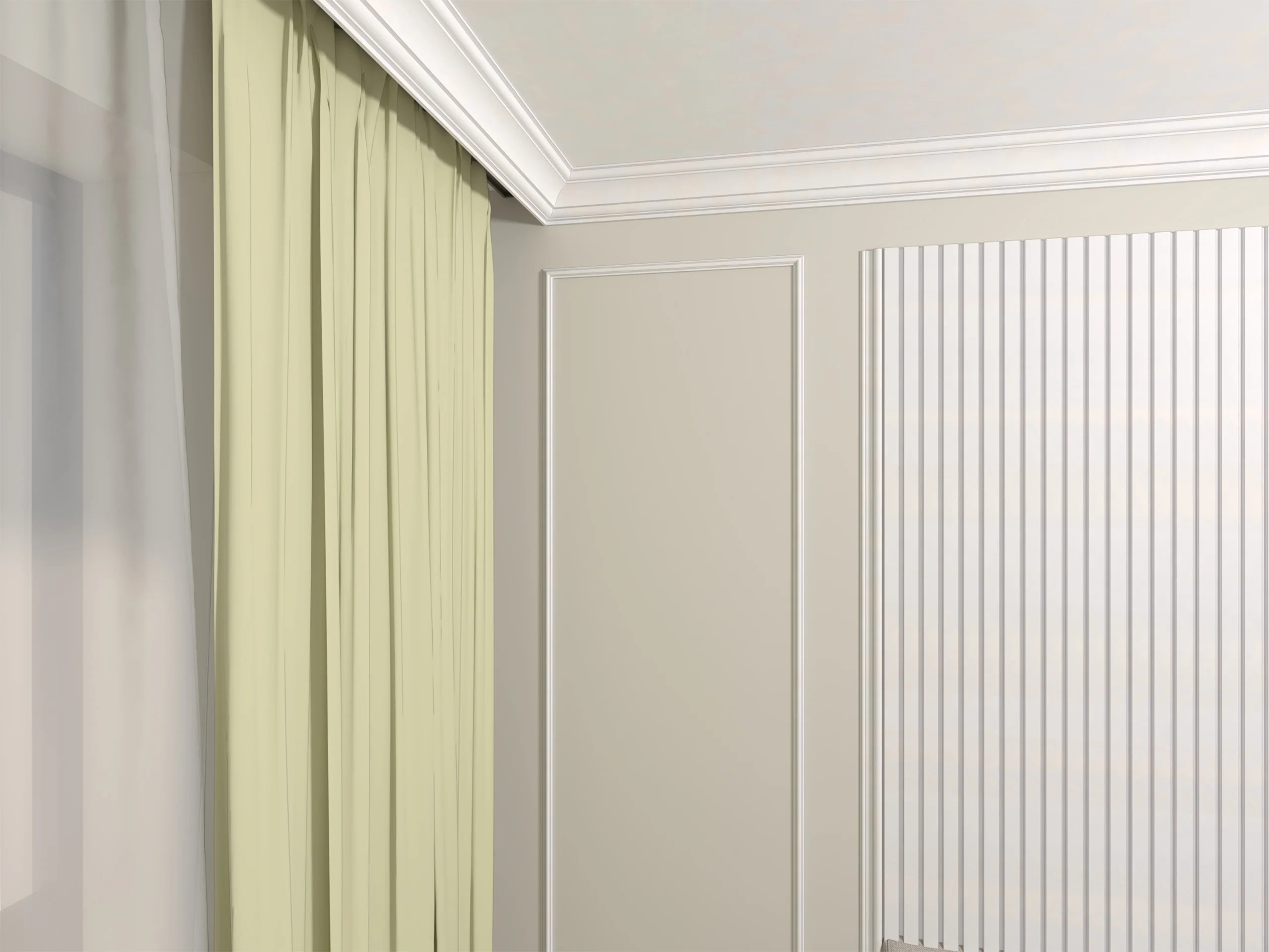 Cornisa masca galerie MBC23-10 dimensiuni 100x100x2000mm - imagine 3