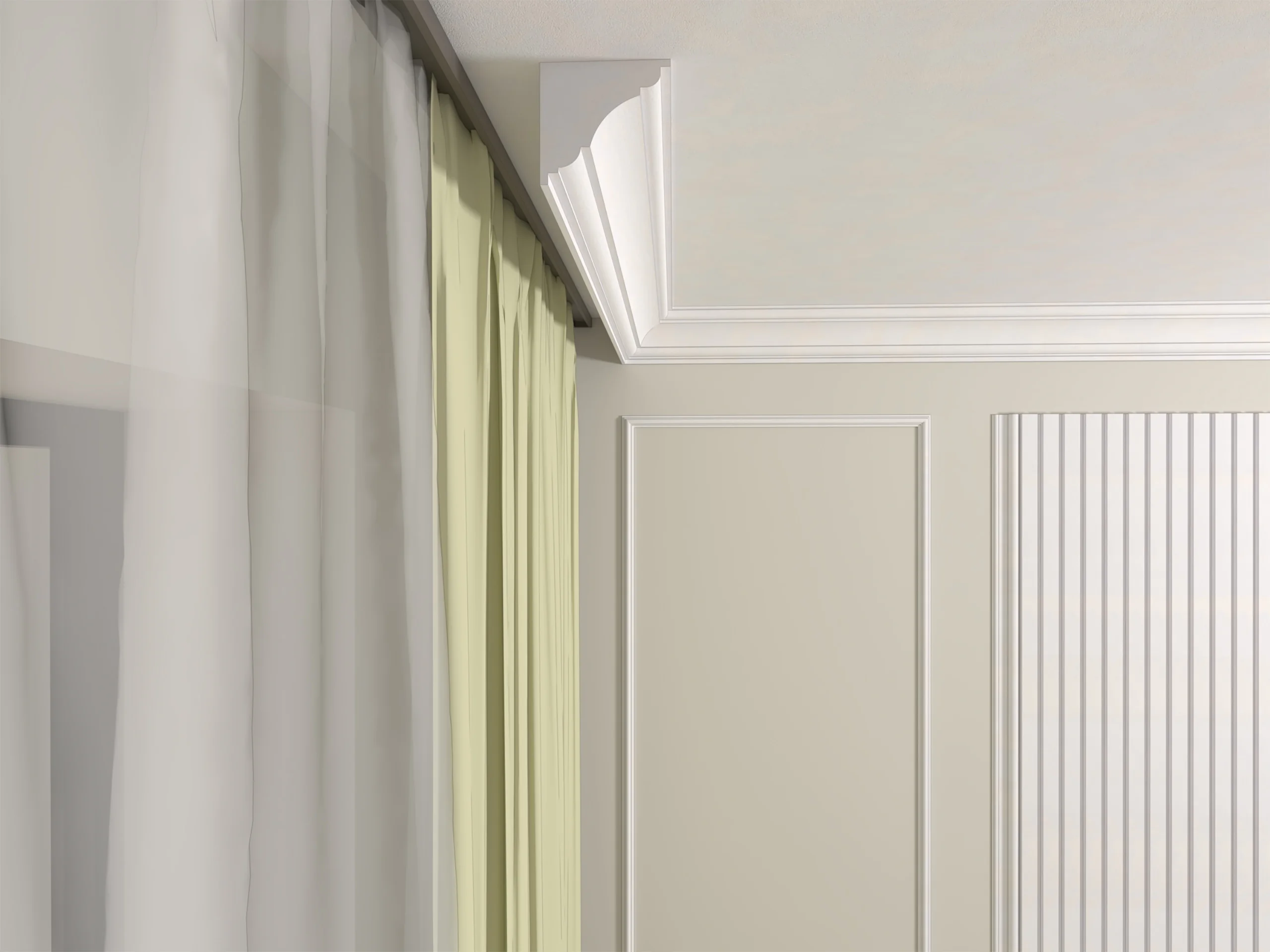 Cornisa masca galerie MBC23-10 dimensiuni 100x100x2000mm - imagine 2