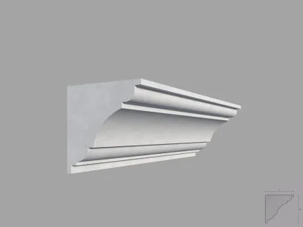 Cornisa masca galerie MBC23-10 dimensiuni 100x100x2000mm