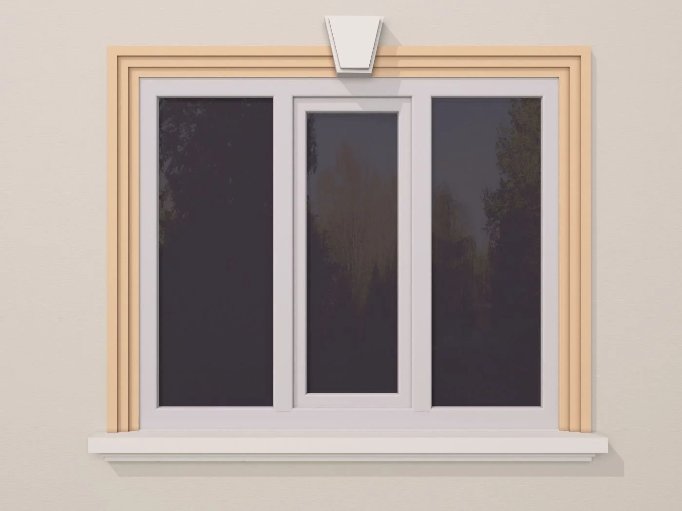 Ancadrament fereastra exterior FP136 dimensiuni 125x40x2000mm - imagine 3