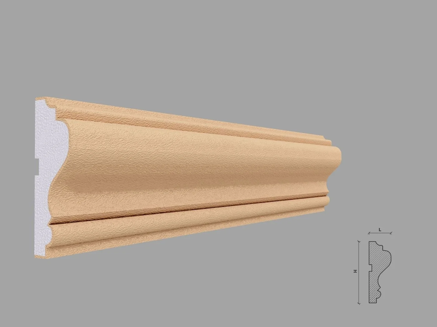 Ancadrament fereastra exterior FP138 dimensiuni 110x36x2000mm - imagine 1