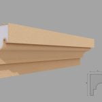 Solbanc/pervaz decorativ exterior FP206D dimensiuni 120x81x2000mm