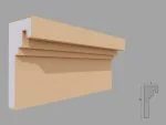 Cornisa decorativa de exterior FP433 dimensiuni 200x90x2000mm