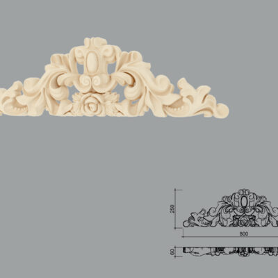 Accent decorativ de exterior FPADE25-800 dimensiuni 250x60x800mm