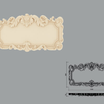 Accent decorativ de exterior FPADE26-1100 dimensiuni 600x70x1100mm