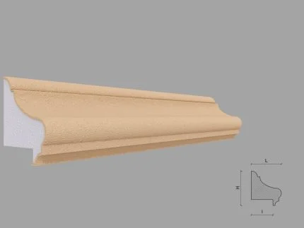 Brau decorativ de exterior soclu FP329-30 dimensiuni 55x45x2000x30mm