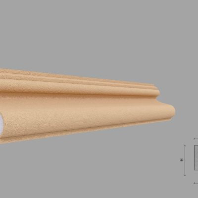 Brau decorativ de exterior soclu FP330-30 dimensiuni 45x70x2000x30mm