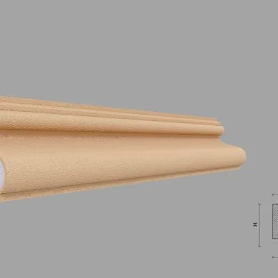 Brau decorativ de exterior soclu FP330-50 dimensiuni 75x95x2000x50mm